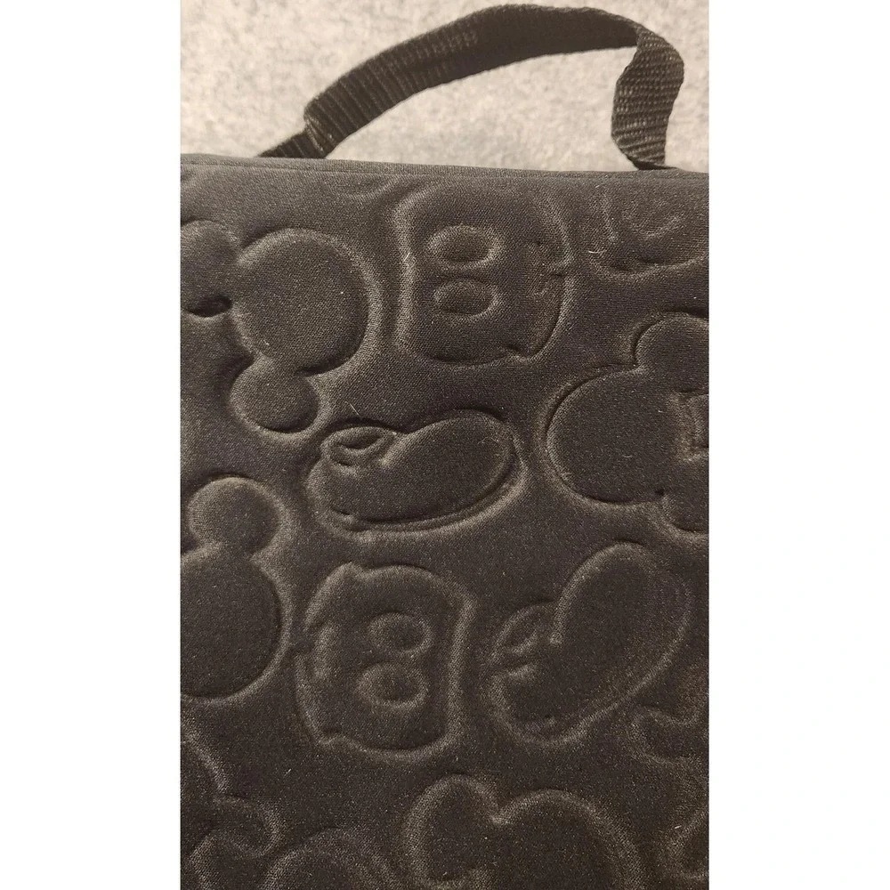 Disney Black Mickey‎ Mouse Pin Trading Bag 3 Ring Zipper Binder Case Padded DLR
